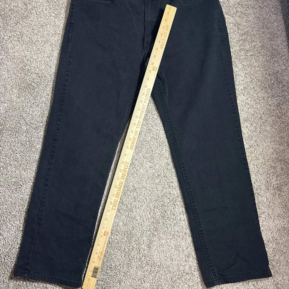 Levis 541 Athletic Taper Jeans Mens W38 L32 Black Denim Pants 18181-0019